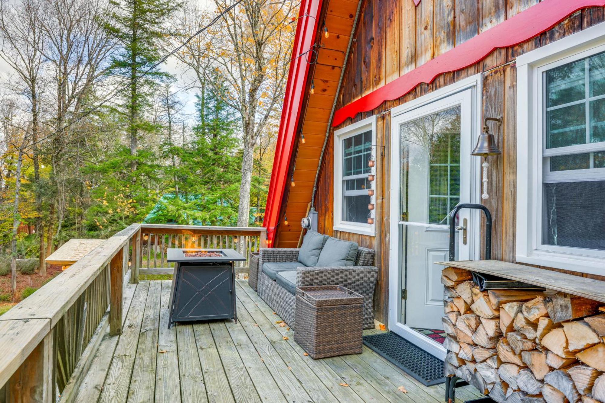 Moments To Mount Snow Idyllic A-Frame Cabin Villa Wilmington Ngoại thất bức ảnh