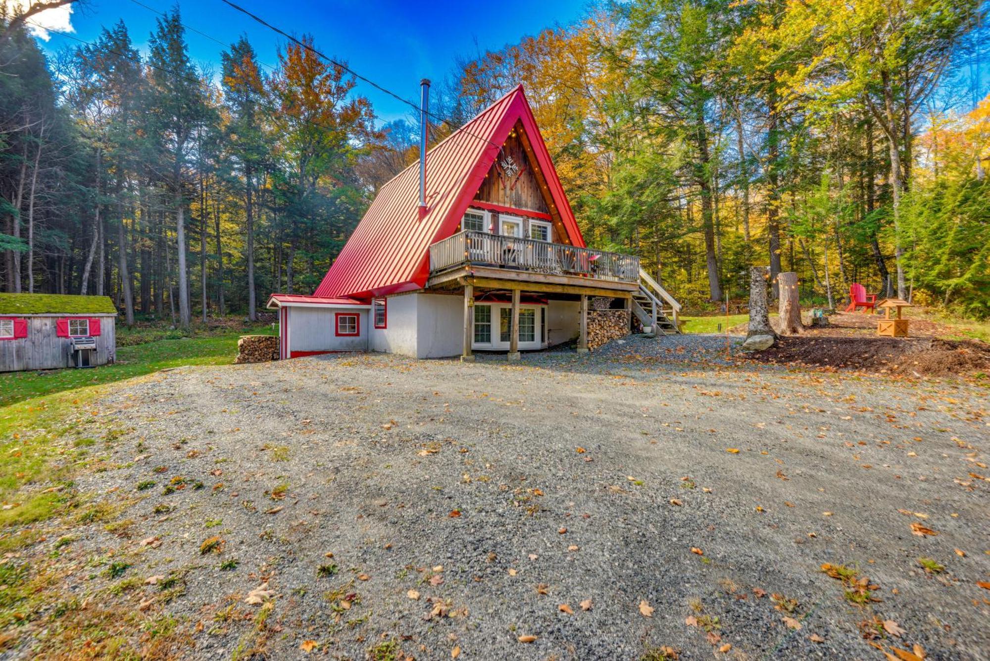 Moments To Mount Snow Idyllic A-Frame Cabin Villa Wilmington Ngoại thất bức ảnh