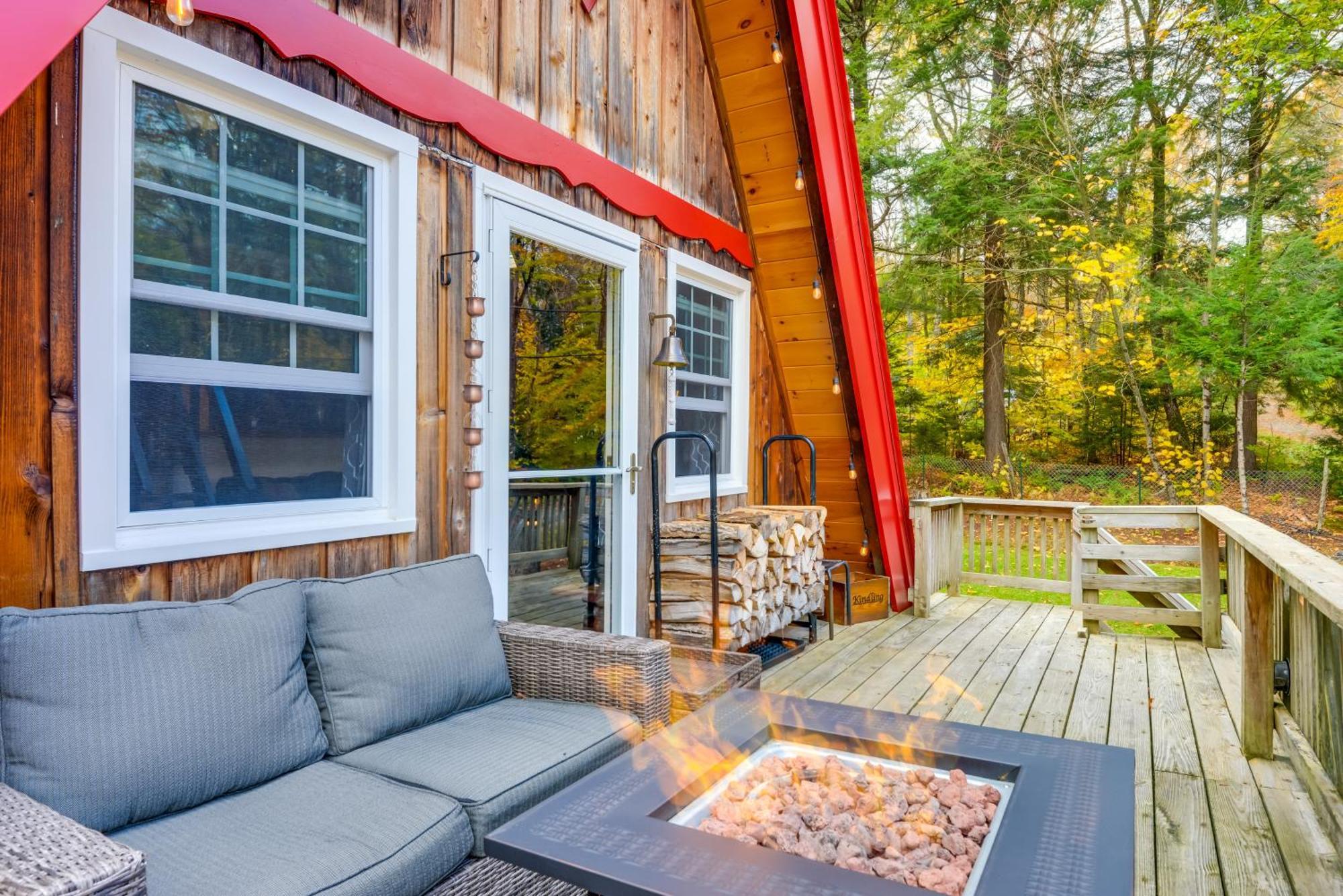 Moments To Mount Snow Idyllic A-Frame Cabin Villa Wilmington Ngoại thất bức ảnh